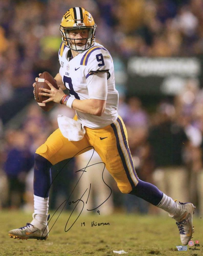 Joe Burrow Signed LSU Tigers 16x20 Photo Inscribed "19 Heisman" (Fanatics Hologram) at PristineAuction.com Joe Burrow Signed LSU Tigers 16x20 Photo Inscribed "19 Heisman" (Fanatics Hologram) at PristineAuction.com