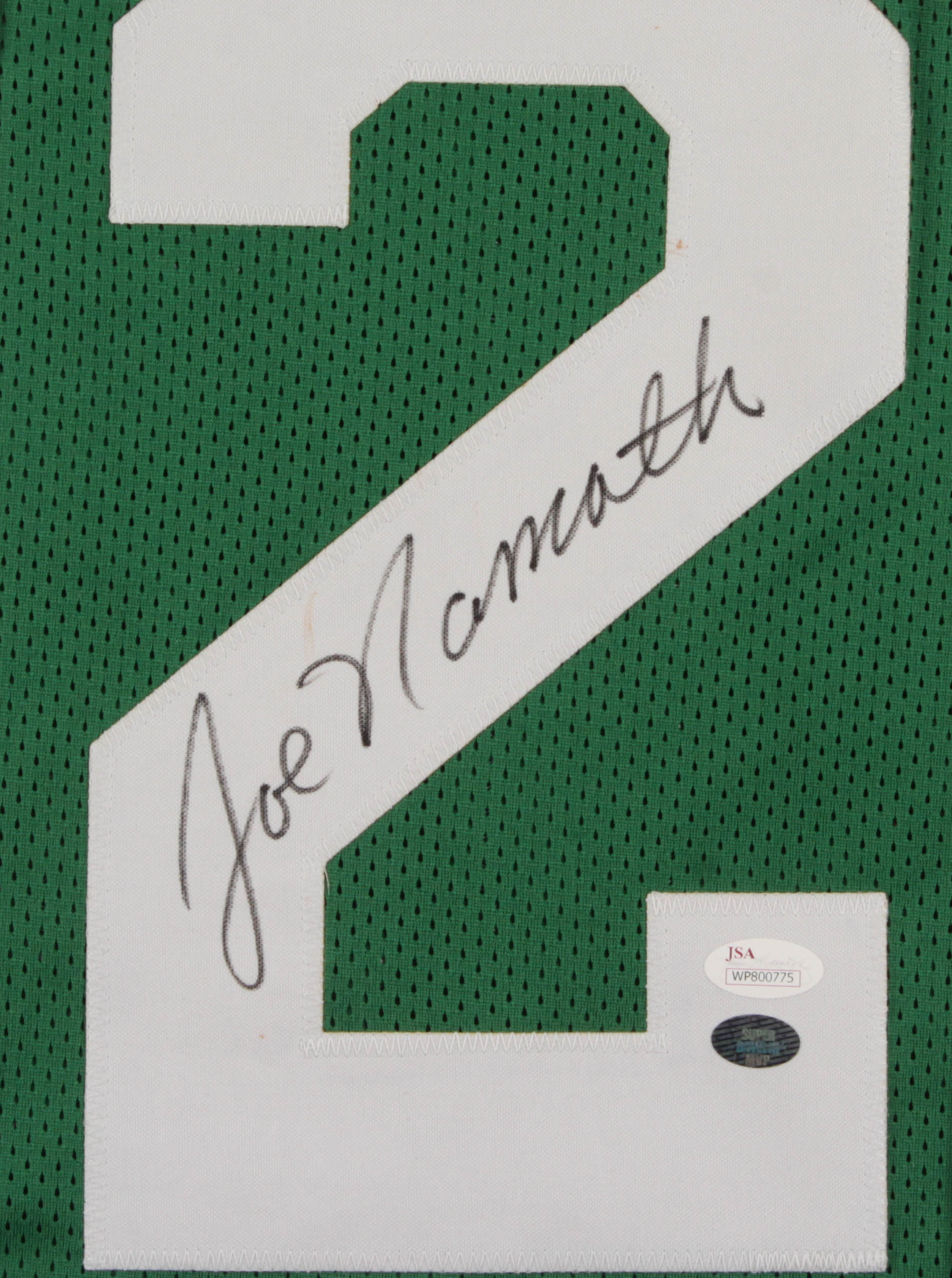 Joe Namath Signed Career Highlight Stat Jersey (JSA COA) at PristineAuction.com Joe Namath Signed Career Highlight Stat Jersey (JSA COA) at PristineAuction.com