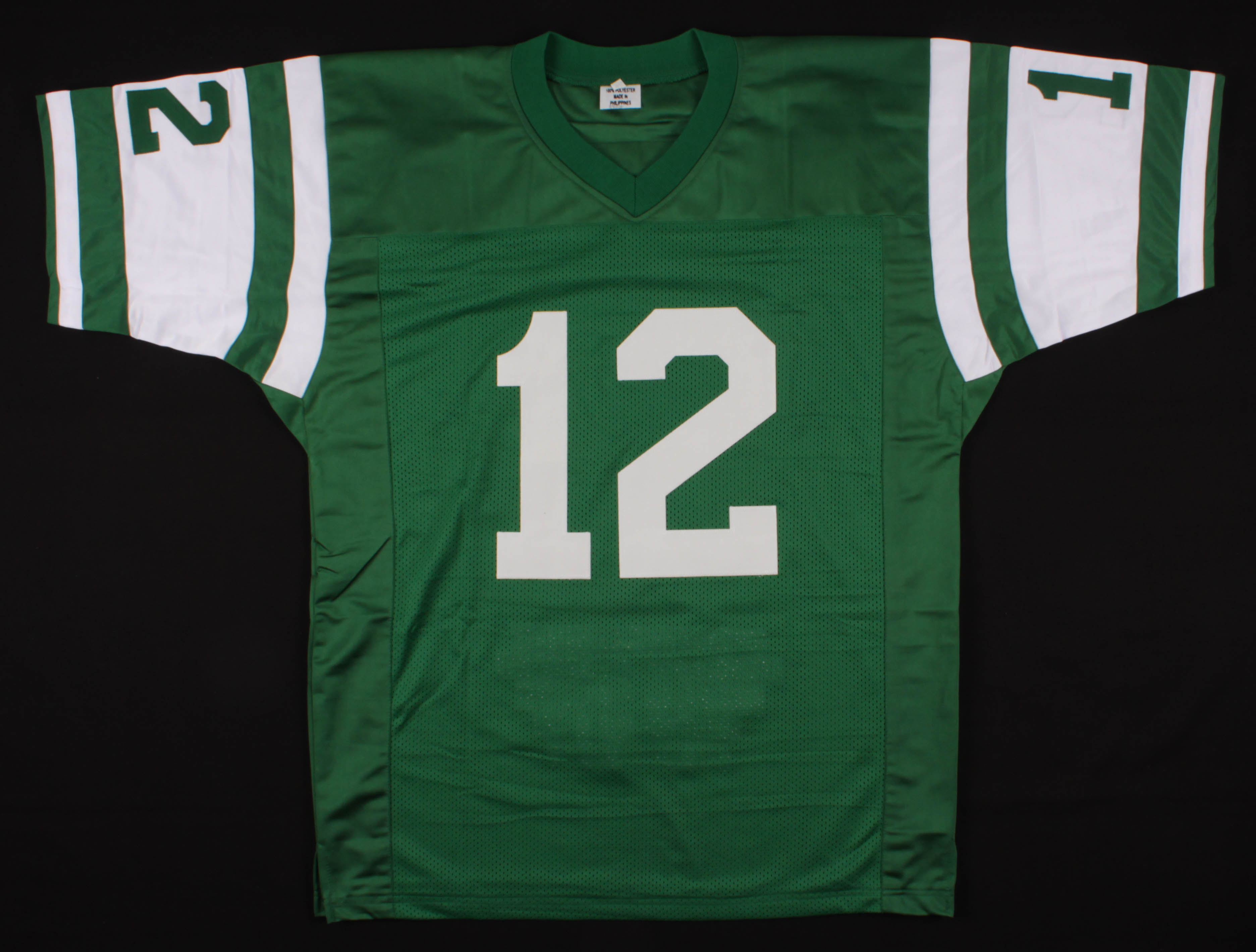 Joe Namath Signed Career Highlight Stat Jersey (JSA COA) at PristineAuction.com Joe Namath Signed Career Highlight Stat Jersey (JSA COA) at PristineAuction.com