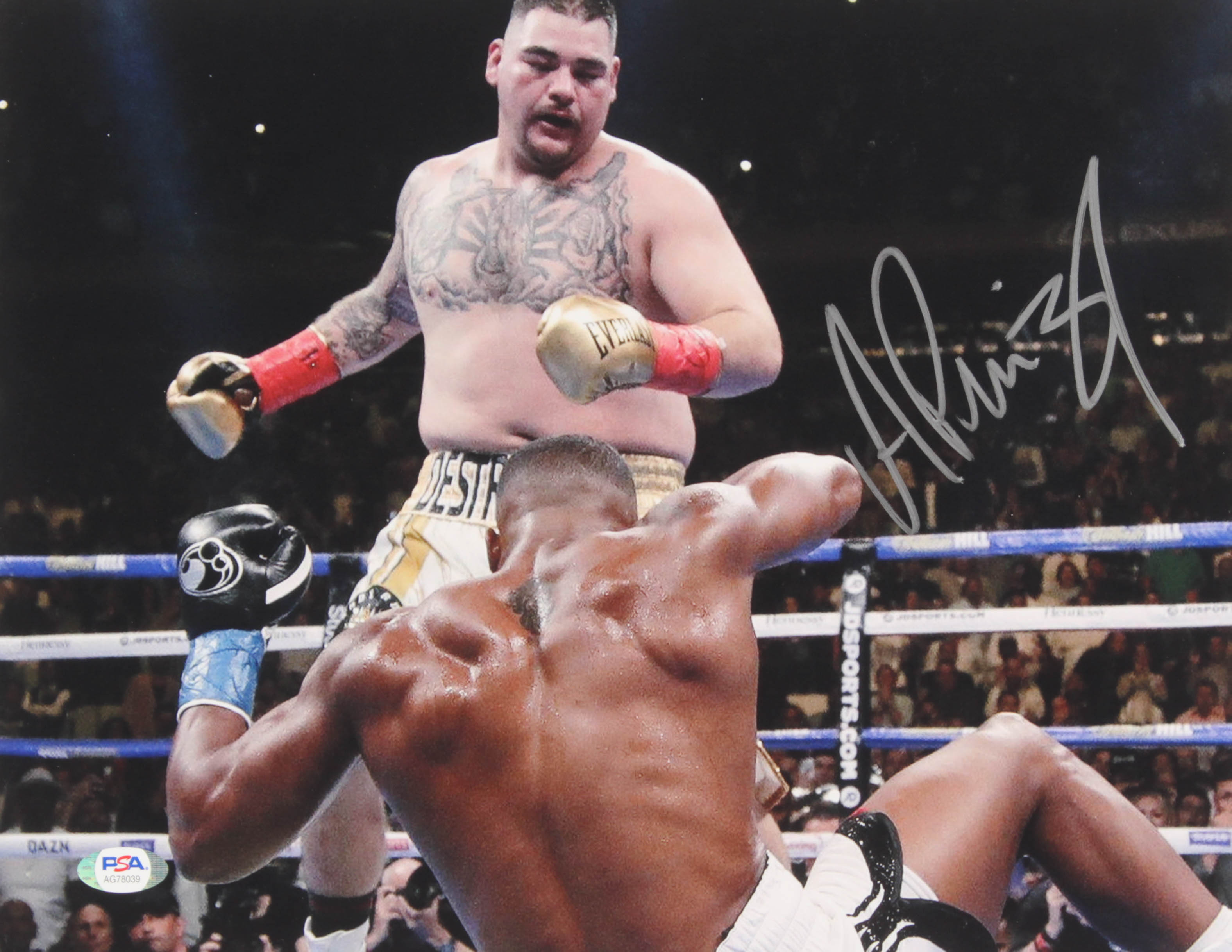 Andy Ruiz Jr. Signed 11x14 Photo (PSA COA) at PristineAuction.com Andy Ruiz Jr. Signed 11x14 Photo (PSA COA) at PristineAuction.com