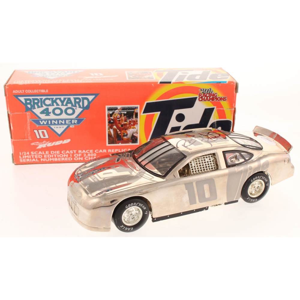 Ricky Rudd 1997 Ricky Rudd Signed LE #10 Brickyard 400 Winner/Tide 1997 Taurus 1:24 ...