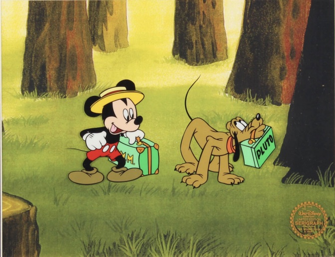 Walt Disney "Mr.Mouse Takes a Trip" LE 11x14 Serigraph Cel at PristineAuction.com Walt Disney "Mr.Mouse Takes a Trip" LE 11x14 Serigraph Cel at PristineAuction.com