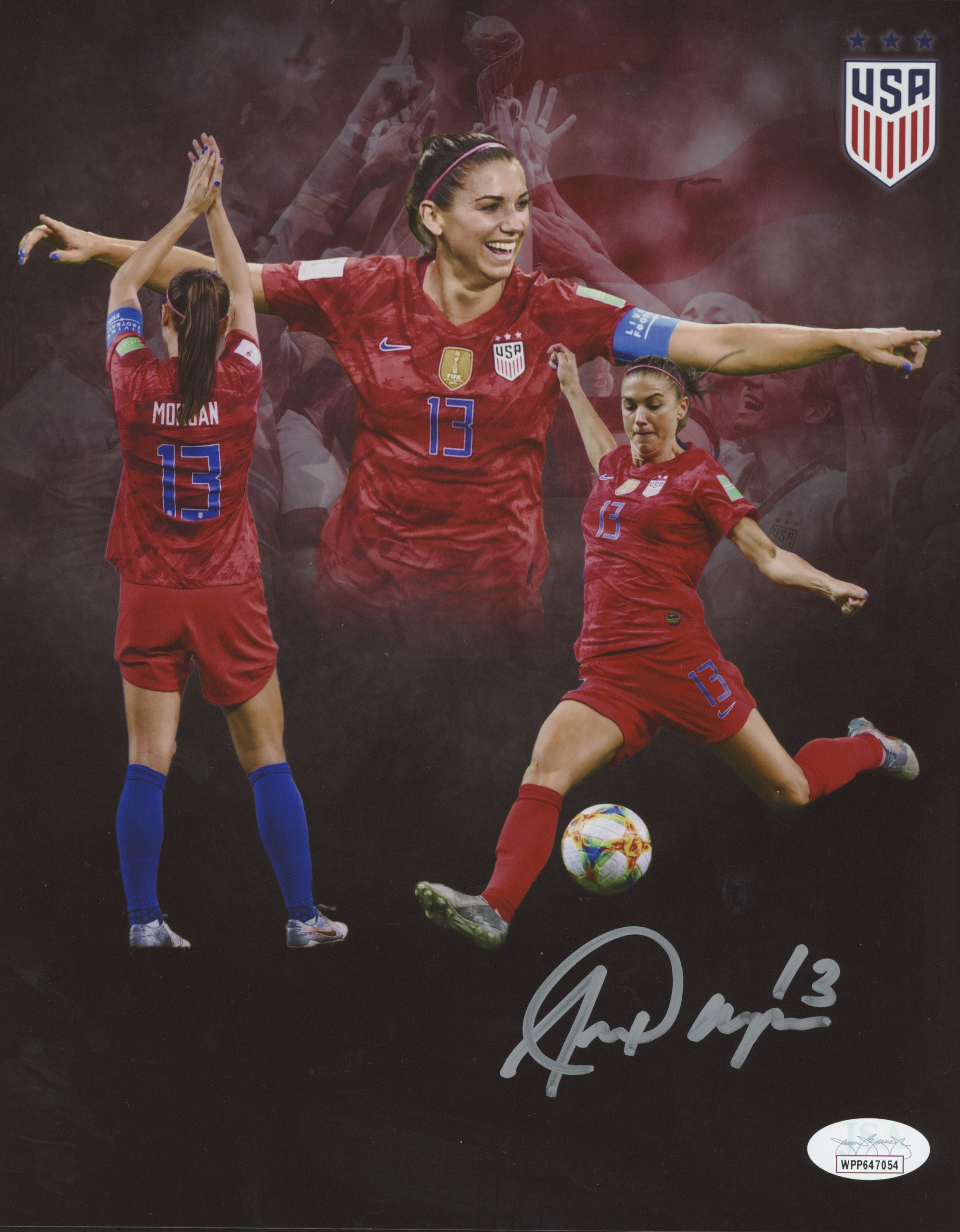 Alex Morgan Signed Team USA 8x10 Photo (JSA COA) at PristineAuction.com Alex Morgan Signed Team USA 8x10 Photo (JSA COA) at PristineAuction.com
