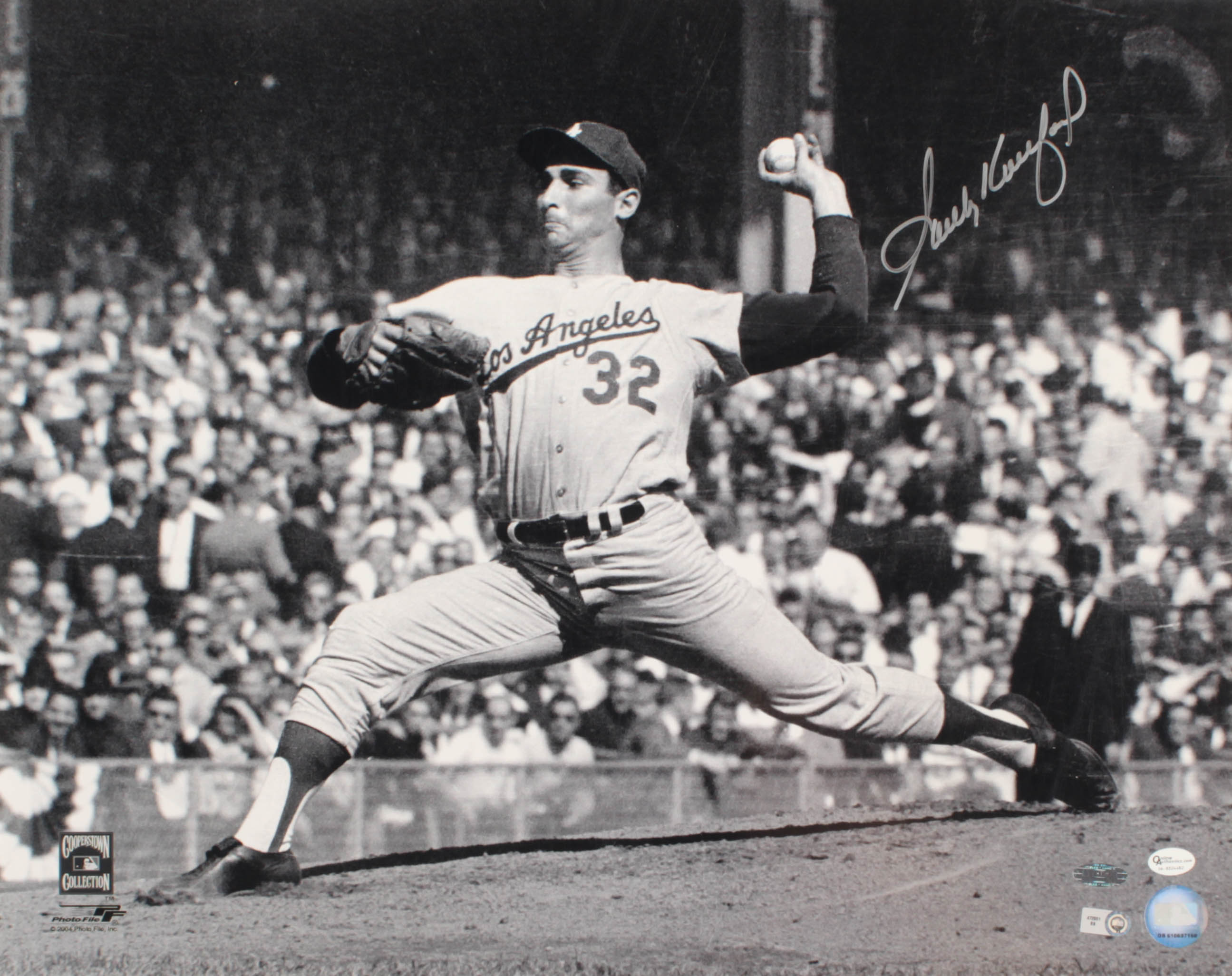 Sandy Koufax Signed Dodgers 16x20 Photo (MLB Hologram & Steiner Hologram) at PristineAuction.com Sandy Koufax Signed Dodgers 16x20 Photo (MLB Hologram & Steiner Hologram) at PristineAuction.com