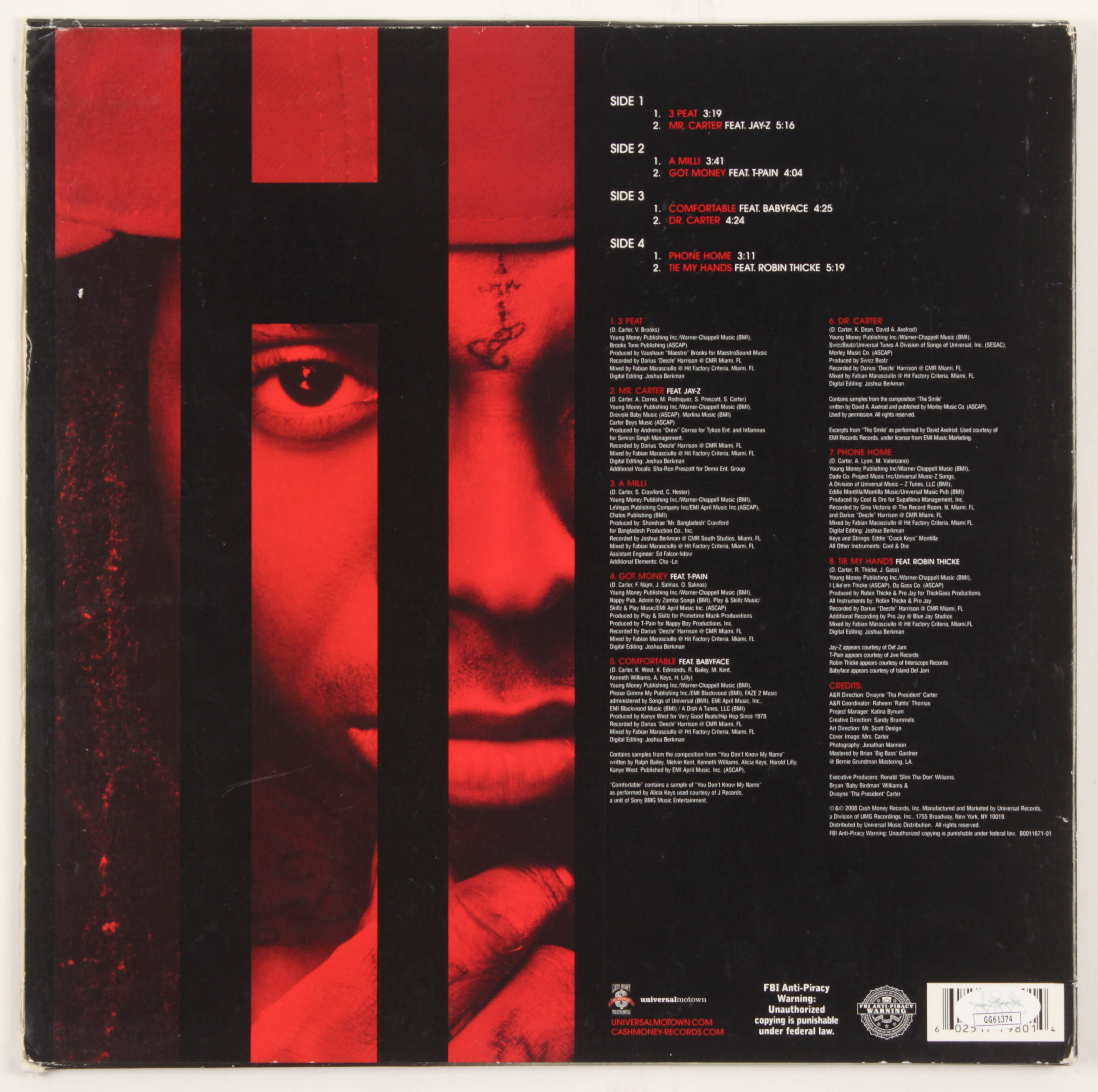 Lil Wayne Signed "Tha Carter" Vinyl Record Album (JSA COA) at PristineAuction.com Lil Wayne Signed "Tha Carter" Vinyl Record Album (JSA COA) at PristineAuction.com