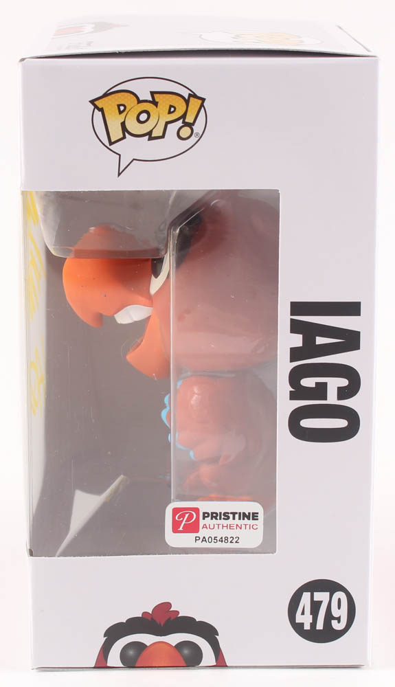 Gilbert Gottfried Signed "Aladdin" - Iago #479 Funko Pop! Vinyl Figure Inscribed "Iago" (PA COA) (See Description) at PristineAuction.com Gilbert Gottfried Signed "Aladdin" - Iago #479 Funko Pop! Vinyl Figure Inscribed "Iago" (PA COA) (See Description) at PristineAuction.com