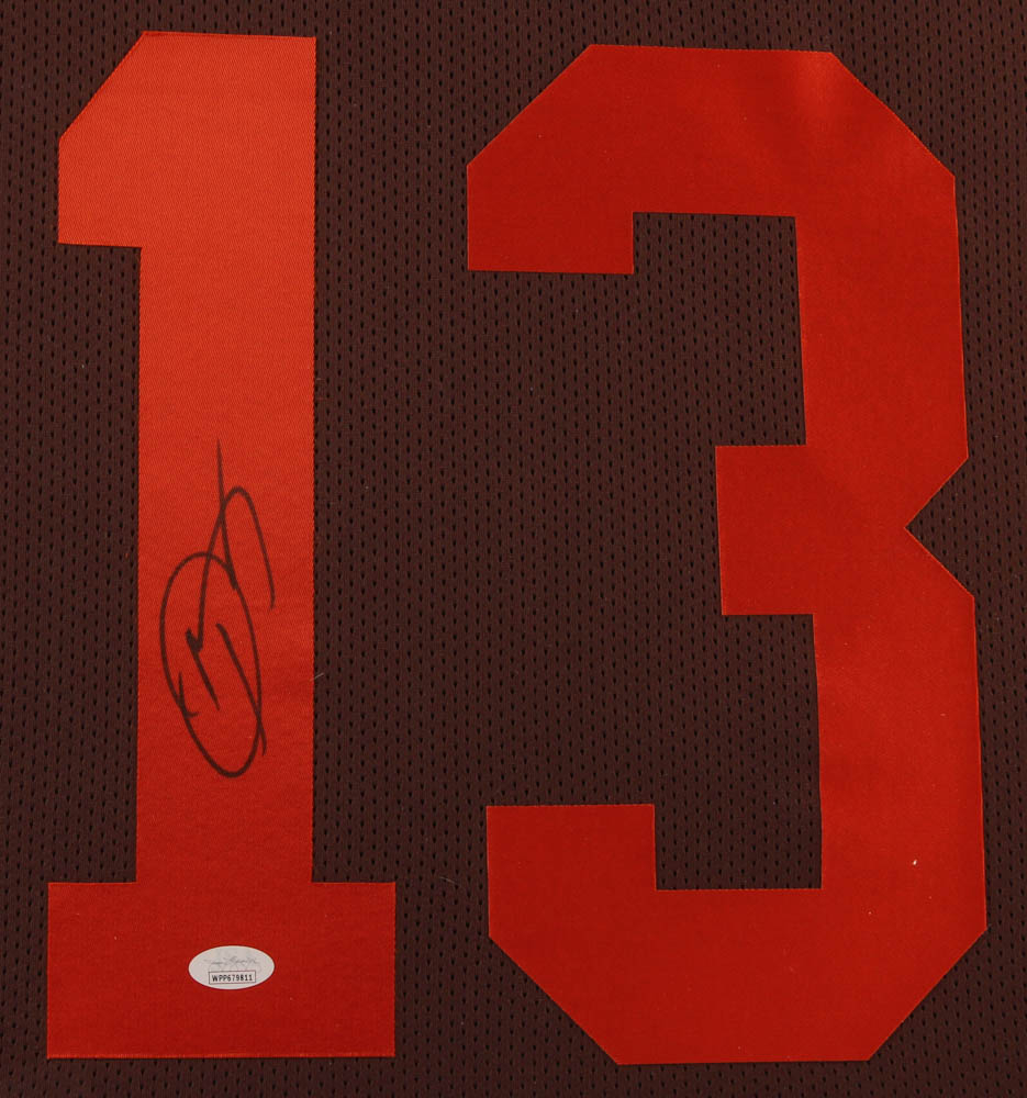 Odell Beckham Jr. Signed 35x43 Custom Framed Jersey (JSA Hologram) at PristineAuction.com Odell Beckham Jr. Signed 35x43 Custom Framed Jersey (JSA Hologram) at PristineAuction.com