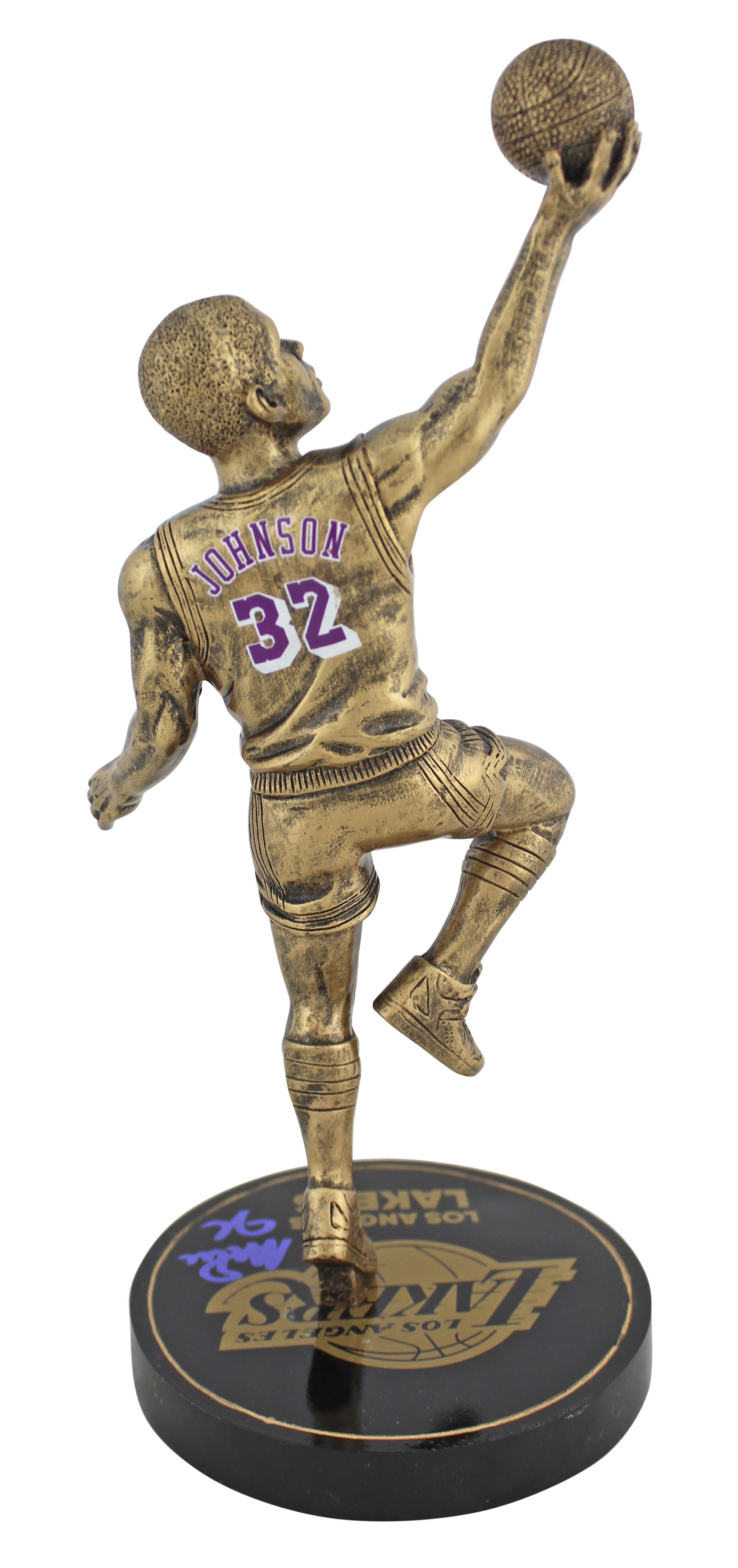 Magic Johnson Signed Lakers 9.5" Bronze Figurine (Beckett COA) at PristineAuction.com Magic Johnson Signed Lakers 9.5" Bronze Figurine (Beckett COA) at PristineAuction.com