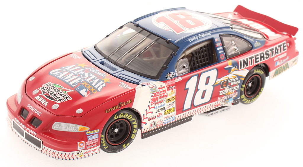 Bobby Labonte LE #18 Interstate Batteries MLB All-Star Game 2000 Grand Prix 1:24 Scale Die Cast Car at PristineAuction.com Bobby Labonte LE #18 Interstate Batteries MLB All-Star Game 2000 Grand Prix 1:24 Scale Die Cast Car at PristineAuction.com