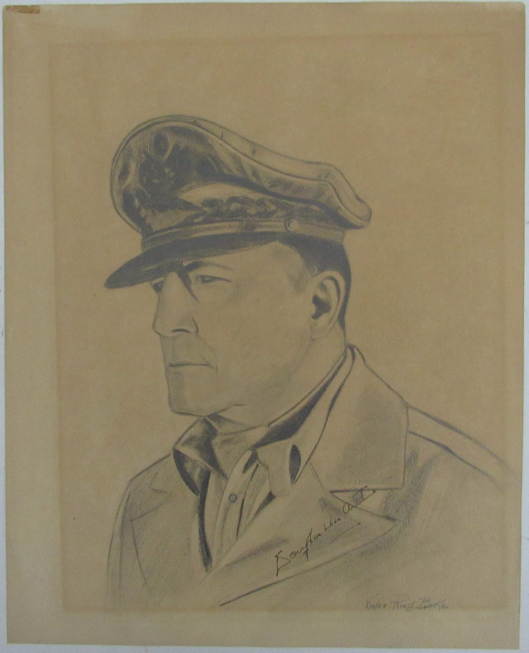 Douglas MacArthur Signed Portrait (JSA LOA) at PristineAuction.com Douglas MacArthur Signed Portrait (JSA LOA) at PristineAuction.com
