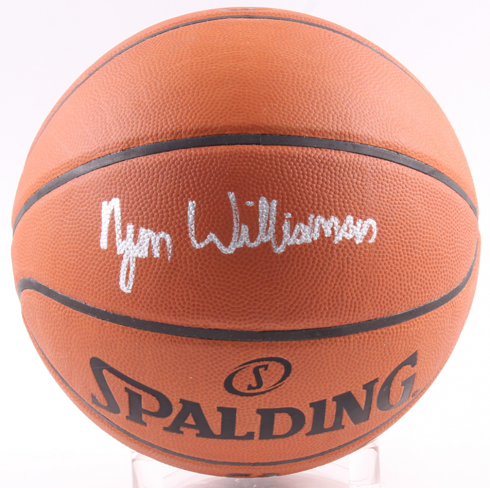 Zion Williamson Signed Official NBA Game Ball Series Basketball with