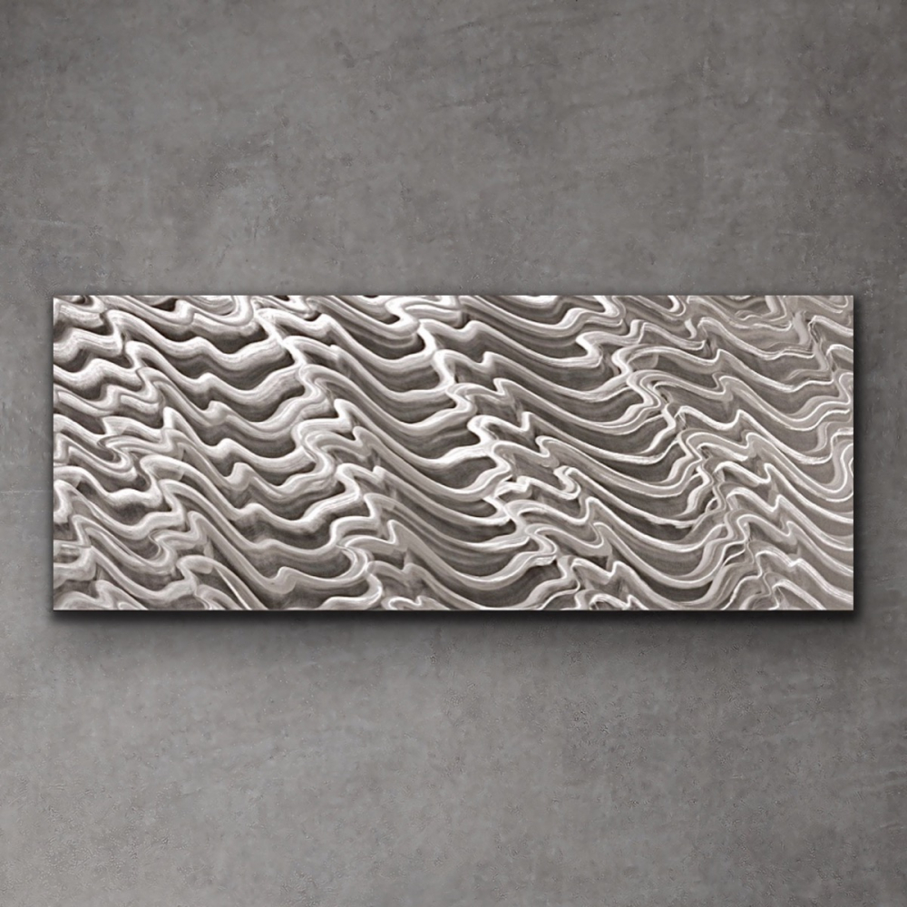 Sebastian Signed S Series "Composition 1105" 24x60x1 Original Metal Art ...