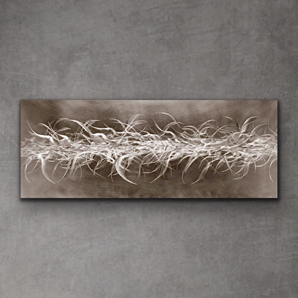 Sebastian Signed S Series "Composition 1114" 24x60x1 Original Metal Art ...