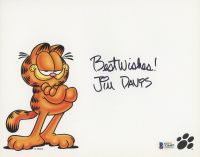 Jim Davis Signed "Garfield" 8x10 Photo Inscribed "Best Wishes!" (Beckett) at PristineAuction.com