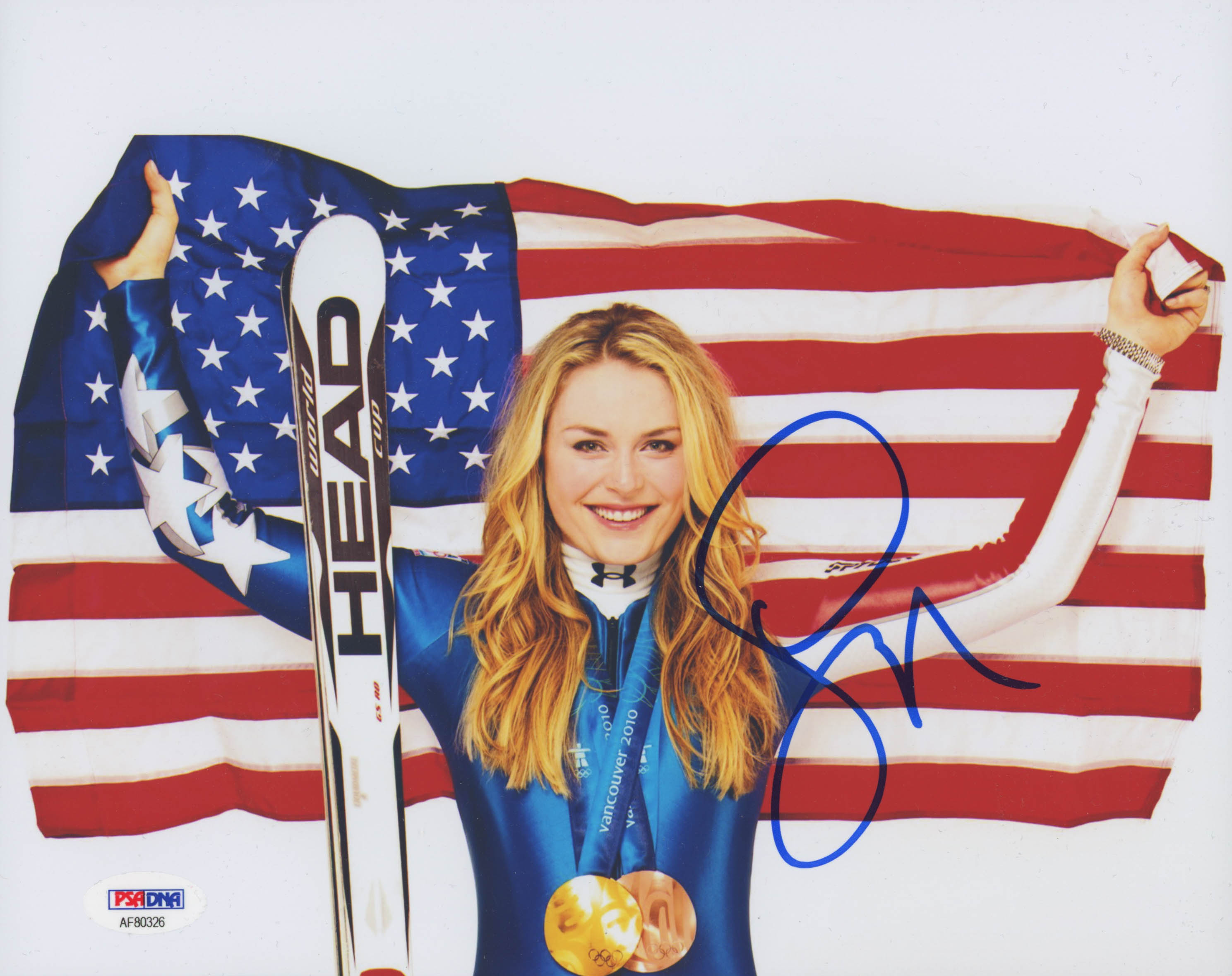 Lindsey Vonn Signed Team USA 8x10 Photo (PSA COA) at PristineAuction.com Lindsey Vonn Signed Team USA 8x10 Photo (PSA COA) at PristineAuction.com