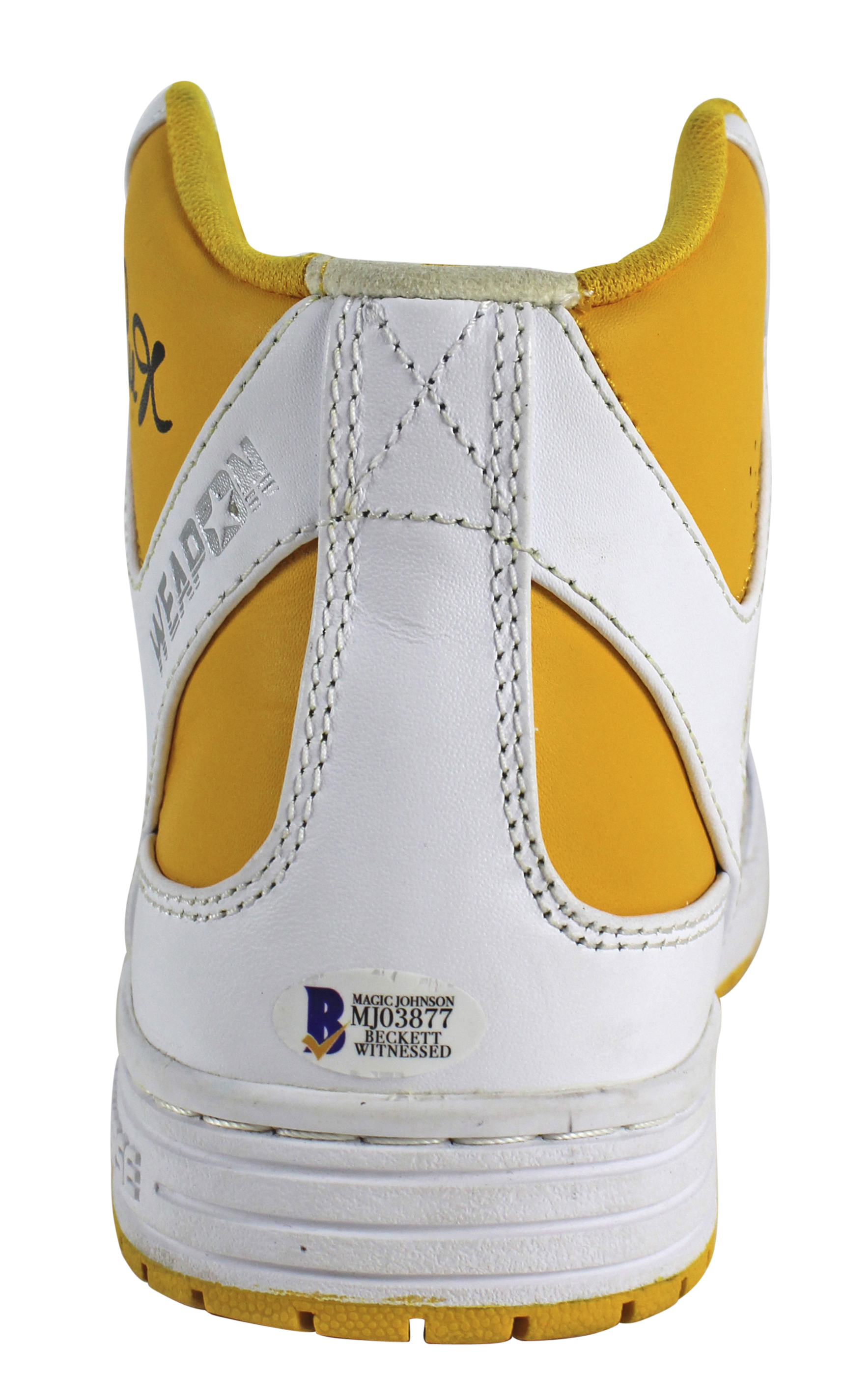 Magic Johnson Signed Pair of Converse Basketball Shoes (Beckett COA) at PristineAuction.com Magic Johnson Signed Pair of Converse Basketball Shoes (Beckett COA) at PristineAuction.com