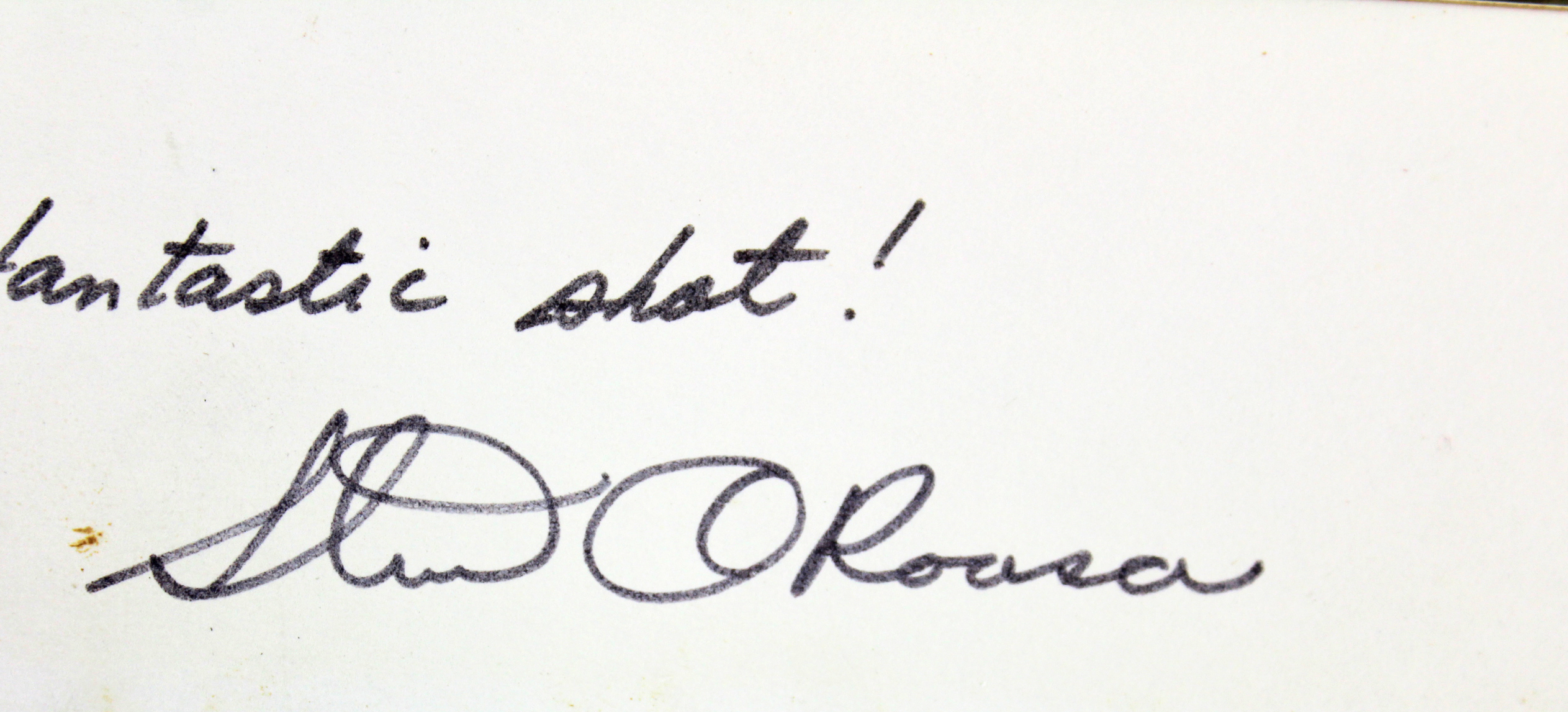 Alan Shepard, Stuart Roosa & Edgar Mitchell Signed Apollo 14 14x18 Custom Matted Photo Display Inscribed "Apollo 14", "1/31/71", & "To Karl Schumacher, With Our Congratulations For This Fantastic Shot!" (Beckett LOA) at PristineAuction.com Alan Shepard, Stuart Roosa & Edgar Mitchell Signed Apollo 14 14x18 Custom Matted Photo Display Inscribed "Apollo 14", "1/31/71", & "To Karl Schumacher, With Our Congratulations For This Fantastic Shot!" (Beckett LOA) at PristineAuction.com