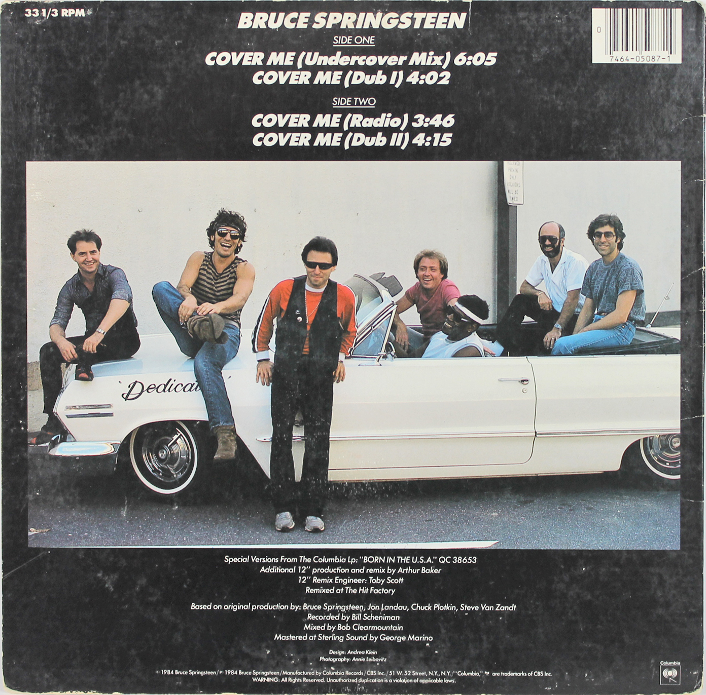 Bruce Springsteen Signed "Cover Me" Vinyl Record Album Cover (Beckett LOA) at PristineAuction.com Bruce Springsteen Signed "Cover Me" Vinyl Record Album Cover (Beckett LOA) at PristineAuction.com