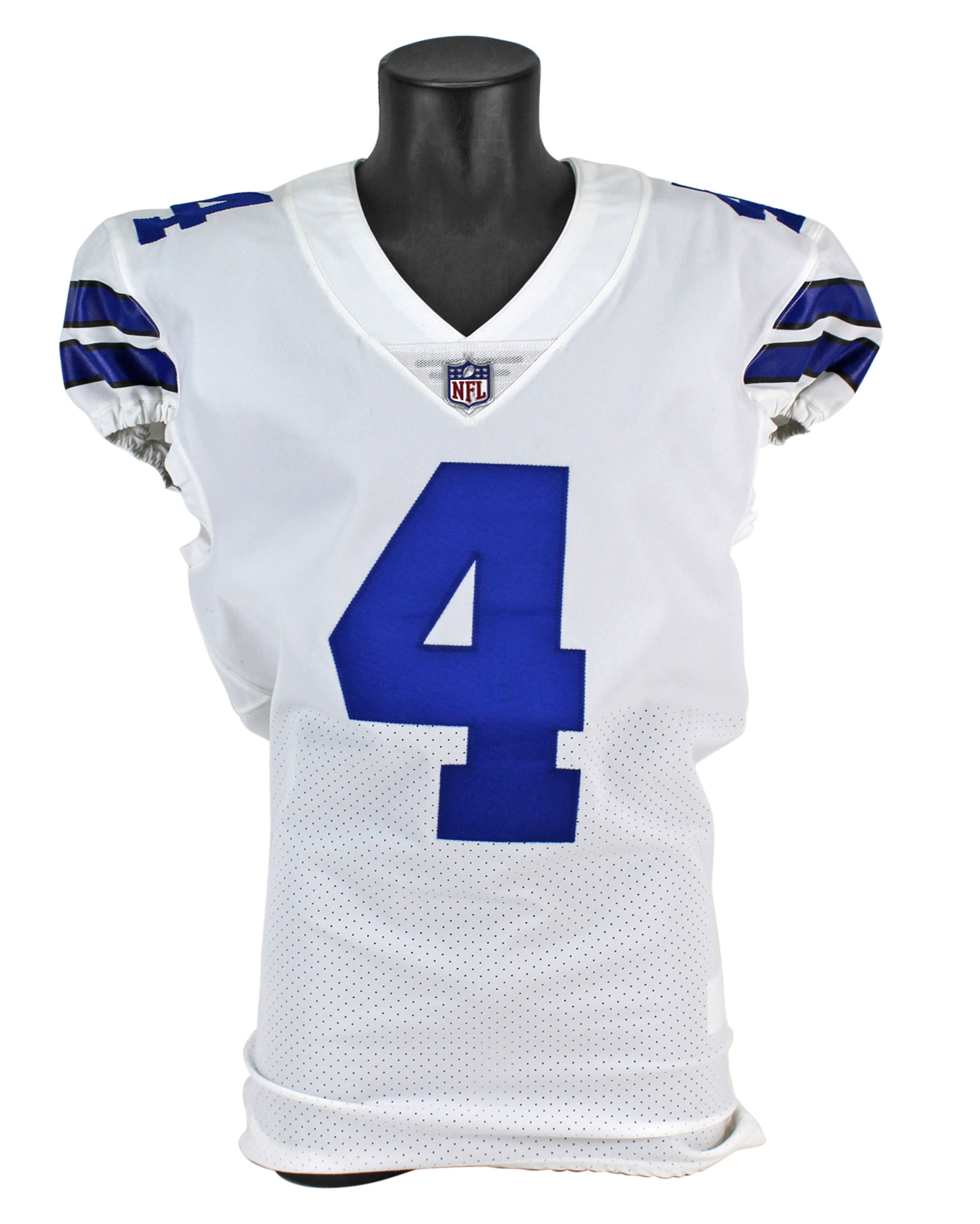 Dak Prescott Signed 2018 Cowboys Game-Issued Jersey (Beckett COA & PROVA Authenticated) at PristineAuction.com Dak Prescott Signed 2018 Cowboys Game-Issued Jersey (Beckett COA & PROVA Authenticated) at PristineAuction.com