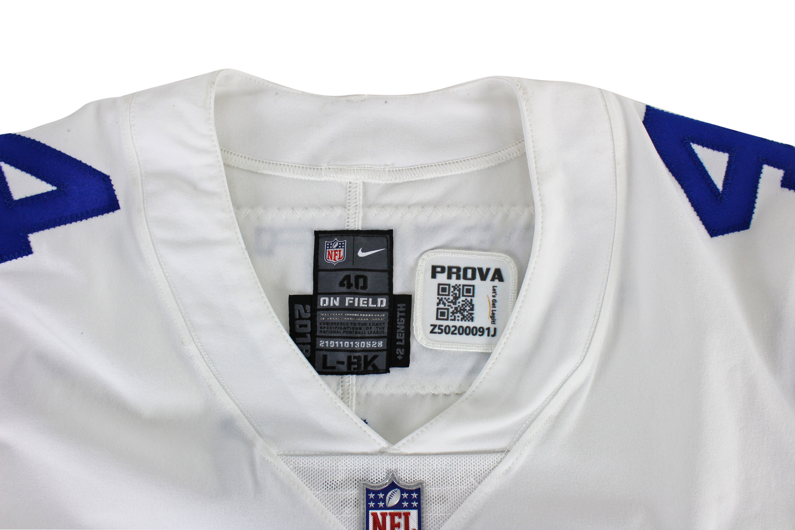 Dak Prescott Signed 2018 Cowboys Game-Issued Jersey (Beckett COA & PROVA Authenticated) at PristineAuction.com Dak Prescott Signed 2018 Cowboys Game-Issued Jersey (Beckett COA & PROVA Authenticated) at PristineAuction.com