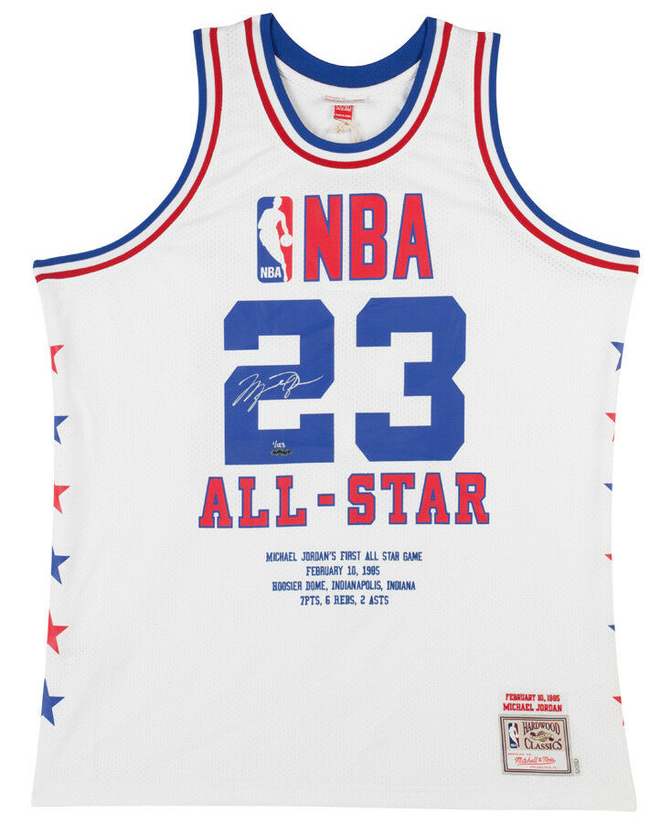 Michael Jordan Signed 1985 NBA All-Star LE Jersey (UDA COA) at PristineAuction.com Michael Jordan Signed 1985 NBA All-Star LE Jersey (UDA COA) at PristineAuction.com