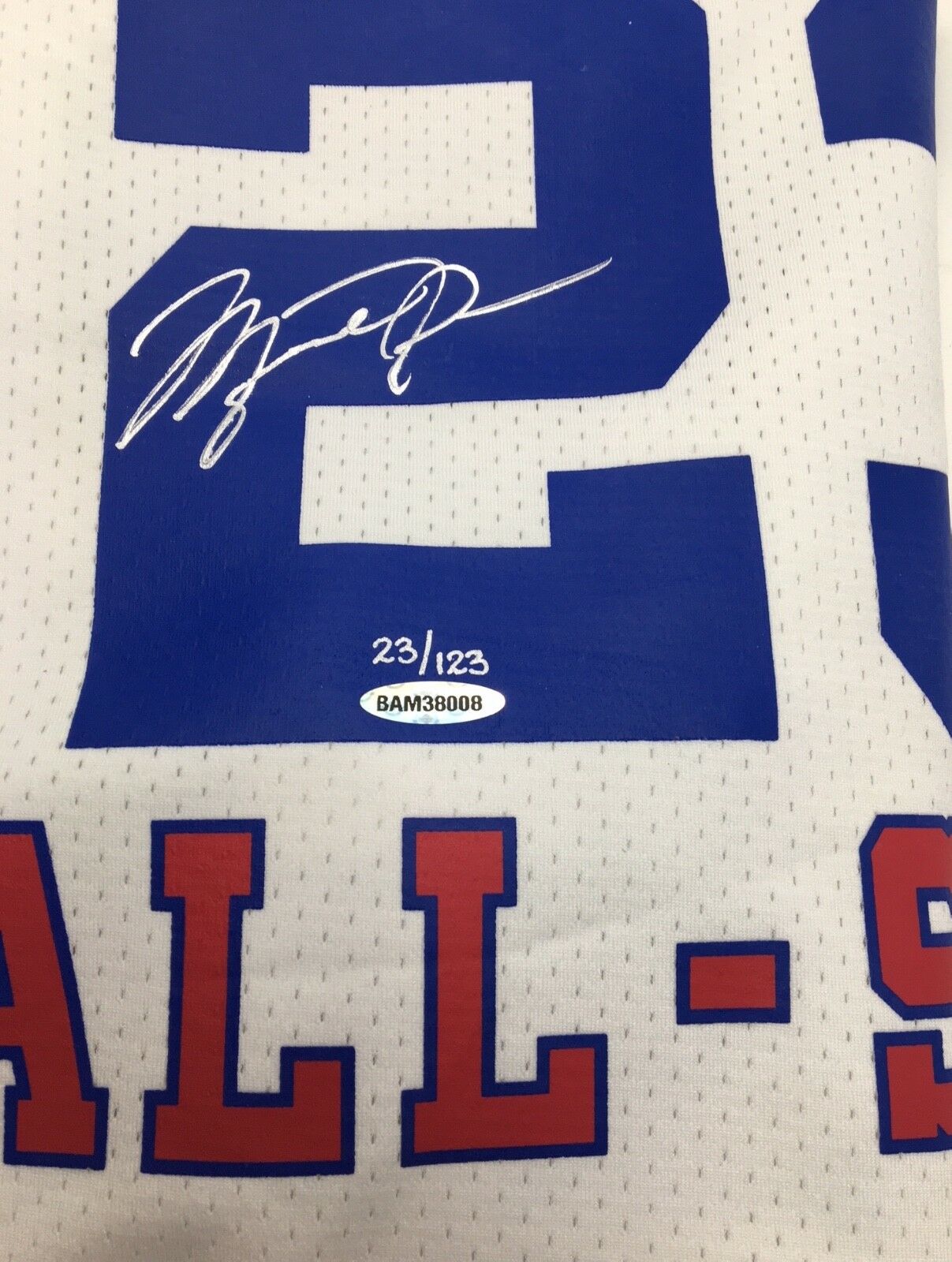 Michael Jordan Signed 1985 NBA All-Star LE Jersey (UDA COA) at PristineAuction.com Michael Jordan Signed 1985 NBA All-Star LE Jersey (UDA COA) at PristineAuction.com