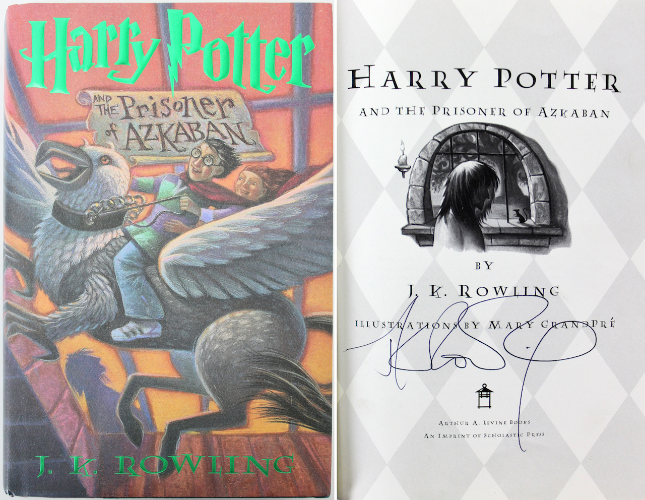 J. K. Rowling Signed "Harry Potter & the Prisoner of Azkaban" First Edition Hardcover Book (JSA LOA) at PristineAuction.com J. K. Rowling Signed "Harry Potter & the Prisoner of Azkaban" First Edition Hardcover Book (JSA LOA) at PristineAuction.com