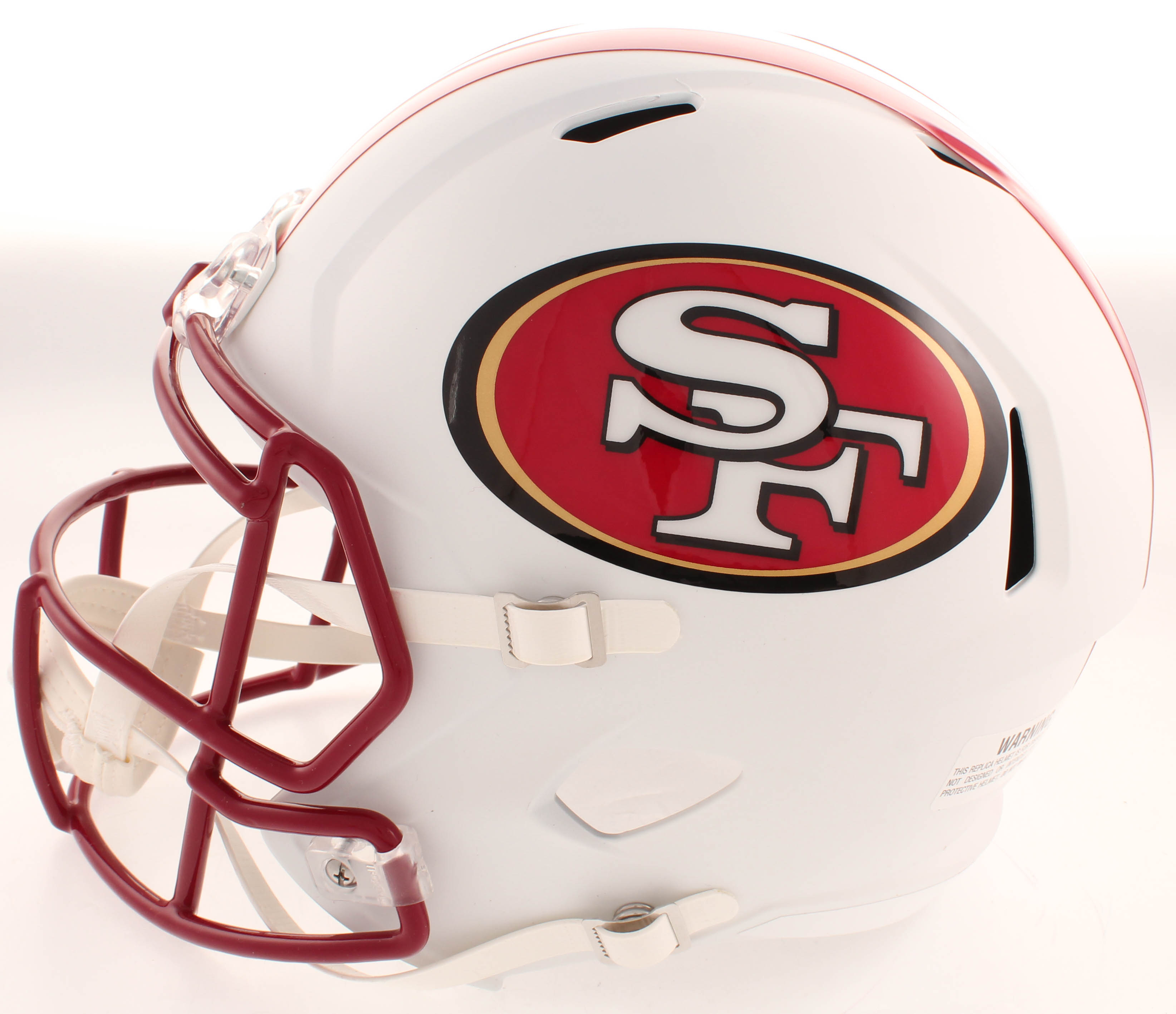 49ers "Dynasty" Full-Size Matte White Speed Helmet Signed by (4) with Joe Montana, Jerry Rice, Roger Craig & John Taylor with Multiple Inscriptions (Beckett COA) at PristineAuction.com 49ers "Dynasty" Full-Size Matte White Speed Helmet Signed by (4) with Joe Montana, Jerry Rice, Roger Craig & John Taylor with Multiple Inscriptions (Beckett COA) at PristineAuction.com