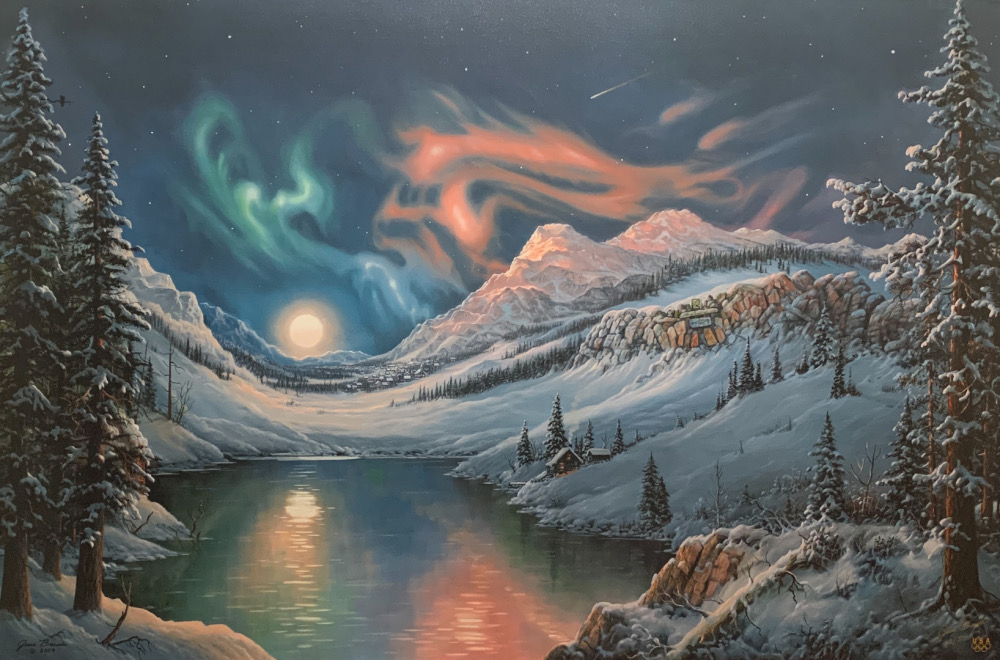 Jesse Barnes Signed "Illuminating the Olympic Spirit" 24x36 Limited Edition Giclee on Canvas (Barnes COA) at PristineAuction.com Jesse Barnes Signed "Illuminating the Olympic Spirit" 24x36 Limited Edition Giclee on Canvas (Barnes COA) at PristineAuction.com