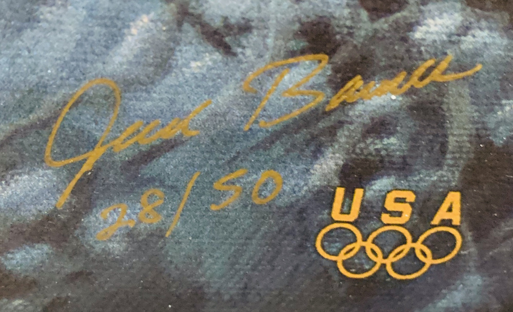 Jesse Barnes Signed "Illuminating the Olympic Spirit" 24x36 Limited Edition Giclee on Canvas (Barnes COA) at PristineAuction.com Jesse Barnes Signed "Illuminating the Olympic Spirit" 24x36 Limited Edition Giclee on Canvas (Barnes COA) at PristineAuction.com