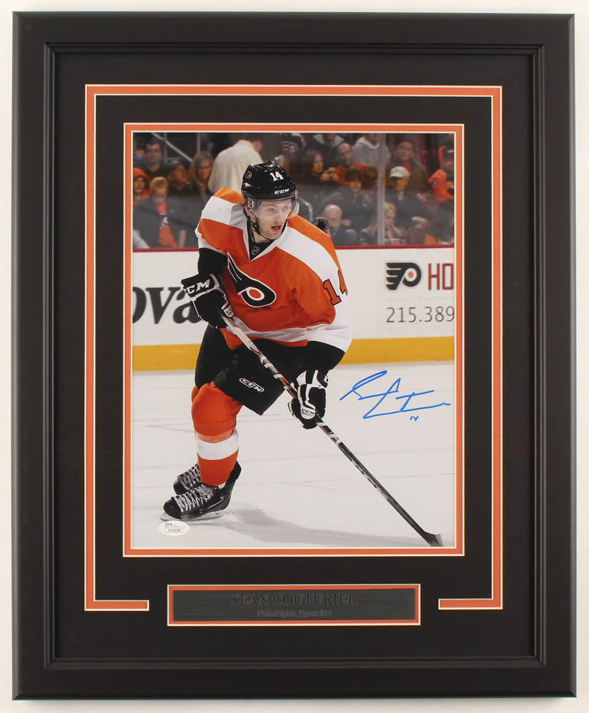 Sean Couturier Signed Flyers 18.5x22.5 Custom Framed Photo Display (JSA COA) at PristineAuction.com Sean Couturier Signed Flyers 18.5x22.5 Custom Framed Photo Display (JSA COA) at PristineAuction.com
