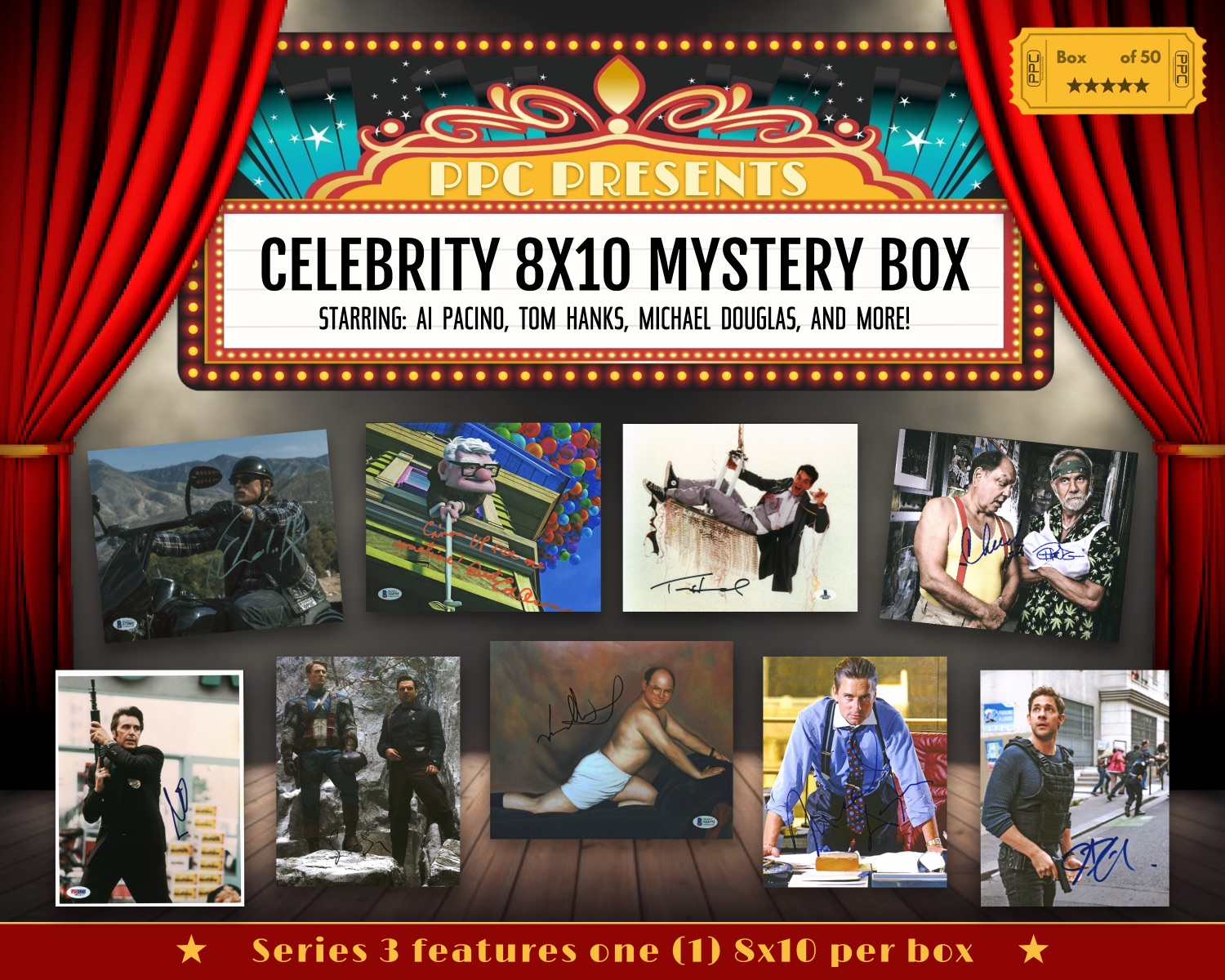 Press Pass Collectibles 2020 Celebrity 8x10 Mystery Box – Series 3 (Limited to 50) at PristineAuction.com Press Pass Collectibles 2020 Celebrity 8x10 Mystery Box – Series 3 (Limited to 50) at PristineAuction.com