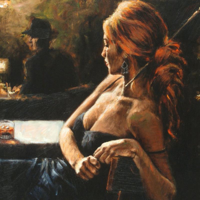 Fabian Perez Signed "Cynzia At Las Brujas" Hand Textured Limited Edition 12x16 Giclee on Board at PristineAuction.com Fabian Perez Signed "Cynzia At Las Brujas" Hand Textured Limited Edition 12x16 Giclee on Board at PristineAuction.com