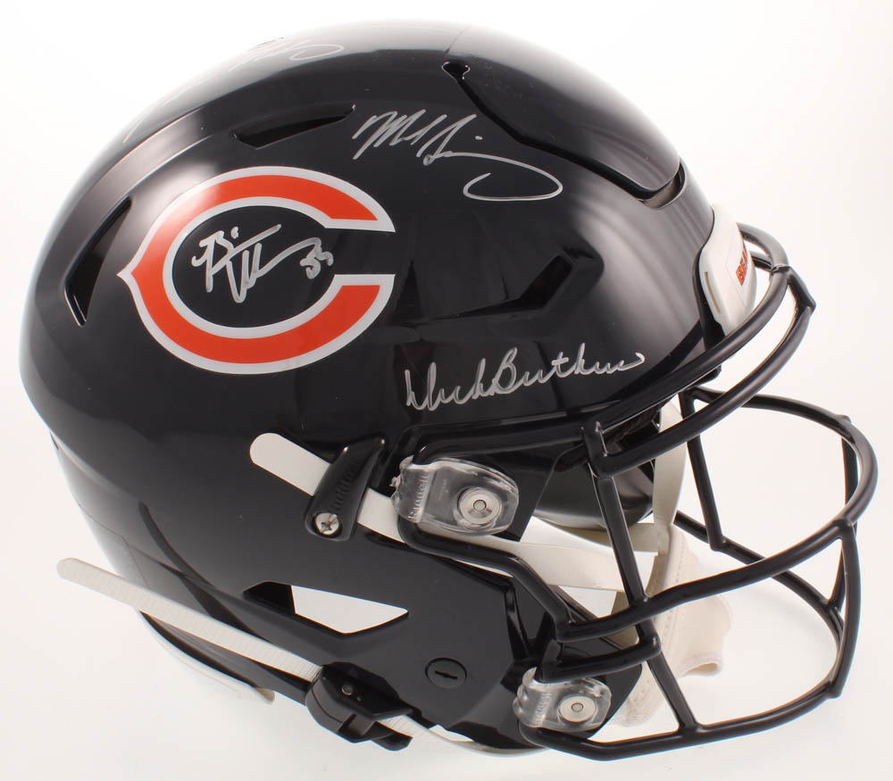 Brian Urlacher, Dick Butkus & Mike Singletary Signed Bears Full-Size Authentic On-Field SpeedFlex Helmet Inscribed "Monsters of the Midway" (Schwartz COA) at PristineAuction.com Brian Urlacher, Dick Butkus & Mike Singletary Signed Bears Full-Size Authentic On-Field SpeedFlex Helmet Inscribed "Monsters of the Midway" (Schwartz COA) at PristineAuction.com