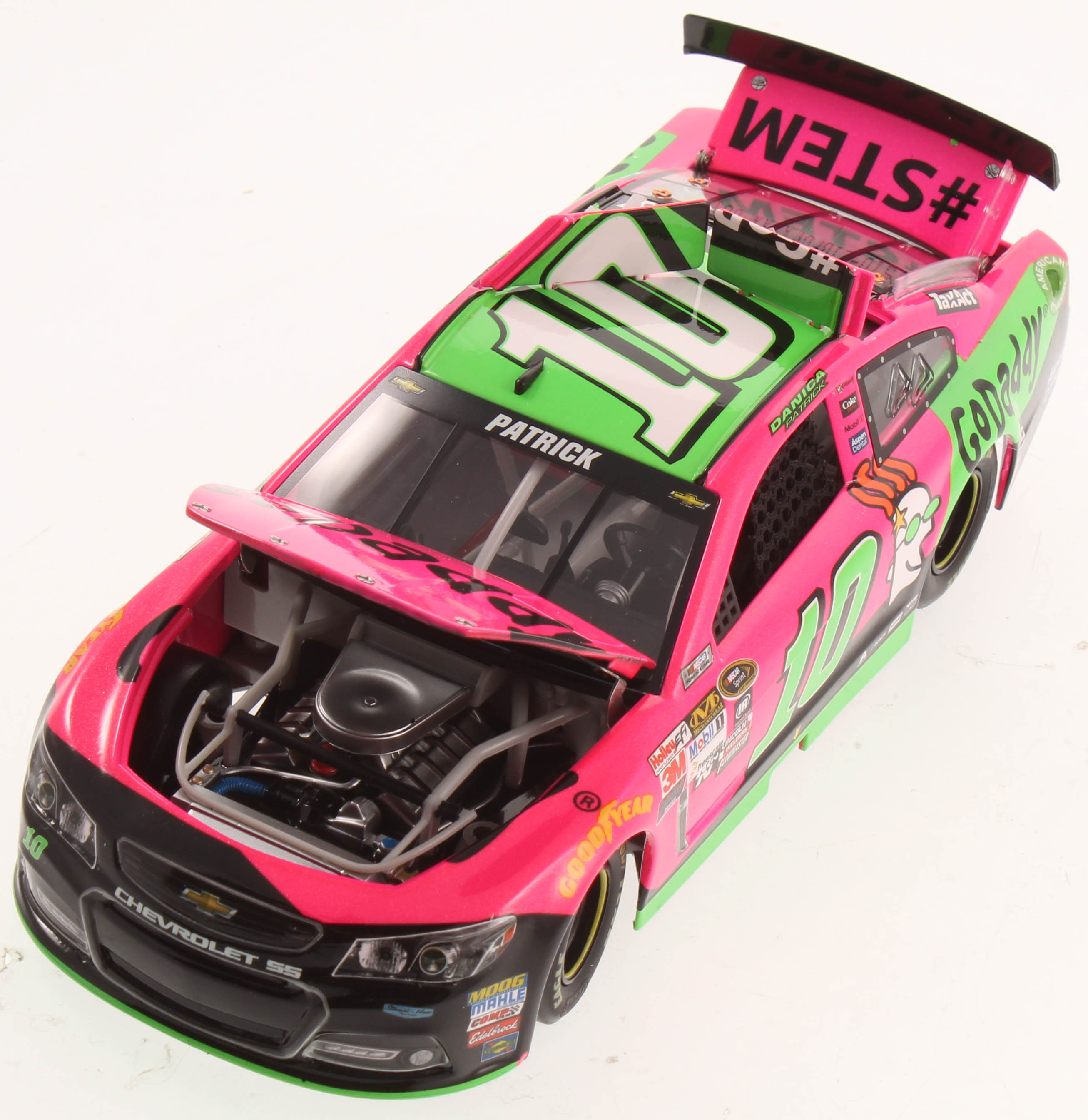 Danica Patrick LE NASCAR #10 GoDaddy Pink 2015 SS 1:24 Scale Die