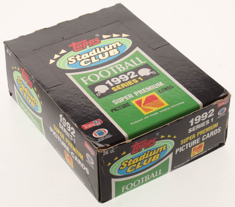 1992 Topps Stadium Club Series 1 Box of (36) Packs at PristineAuction.com 1992 Topps Stadium Club Series 1 Box of (36) Packs at PristineAuction.com
