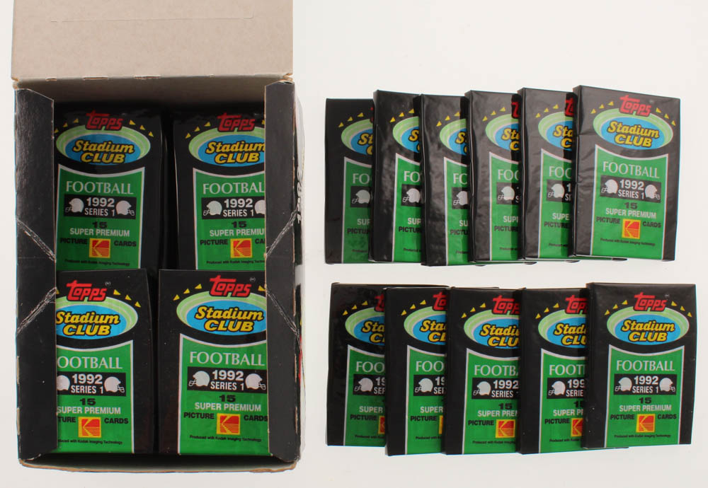 1992 Topps Stadium Club Series 1 Box of (36) Packs at PristineAuction.com 1992 Topps Stadium Club Series 1 Box of (36) Packs at PristineAuction.com