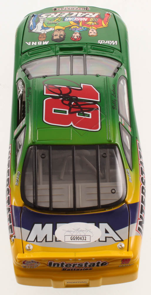 Bobby Labonte Signed LE #18 Interstate Batteries / Nascar Racers 1999 Pontiac 1:24 Scale Die Cast Car (JSA COA) at PristineAuction.com Bobby Labonte Signed LE #18 Interstate Batteries / Nascar Racers 1999 Pontiac 1:24 Scale Die Cast Car (JSA COA) at PristineAuction.com