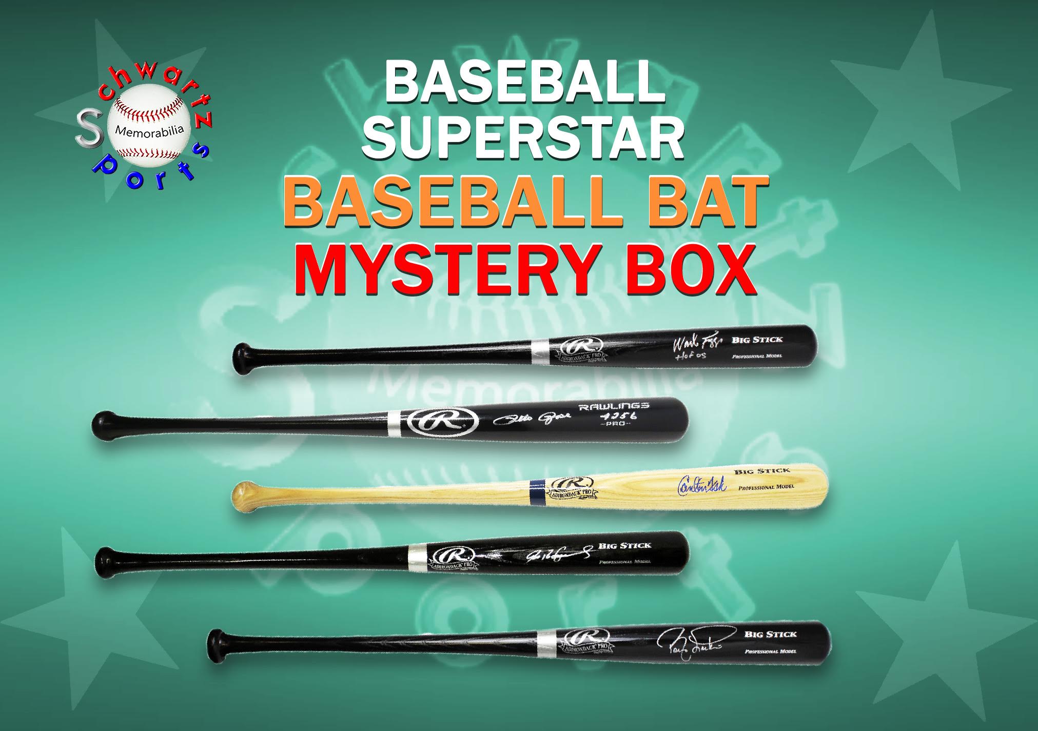 Schwartz Sports Baseball Superstar Signed Baseball Bat Mystery Box – Featured Seller Series - (Limited to 20) at PristineAuction.com Schwartz Sports Baseball Superstar Signed Baseball Bat Mystery Box – Featured Seller Series - (Limited to 20) at PristineAuction.com