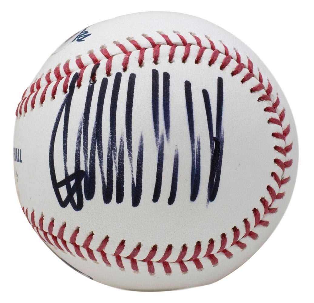 Donald Trump Signed OML Baseball (PSA COA) at PristineAuction.com Donald Trump Signed OML Baseball (PSA COA) at PristineAuction.com
