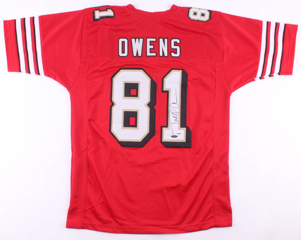 Terrell Owens Signed Jersey (PSA COA & TriStar Hologram) at PristineAuction.com Terrell Owens Signed Jersey (PSA COA & TriStar Hologram) at PristineAuction.com