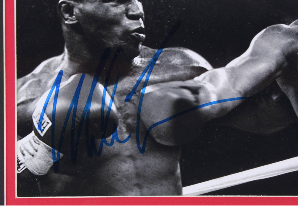 Mike Tyson Signed 13x16 Custom Framed Photo Display (JSA COA) at PristineAuction.com Mike Tyson Signed 13x16 Custom Framed Photo Display (JSA COA) at PristineAuction.com
