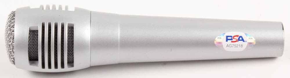 Amber Heard Signed Microphone (PSA COA) at PristineAuction.com Amber Heard Signed Microphone (PSA COA) at PristineAuction.com