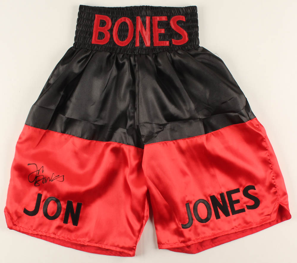 Jon "Bones" Jones Signed UFC Trunks (PSA COA) at PristineAuction.com Jon "Bones" Jones Signed UFC Trunks (PSA COA) at PristineAuction.com