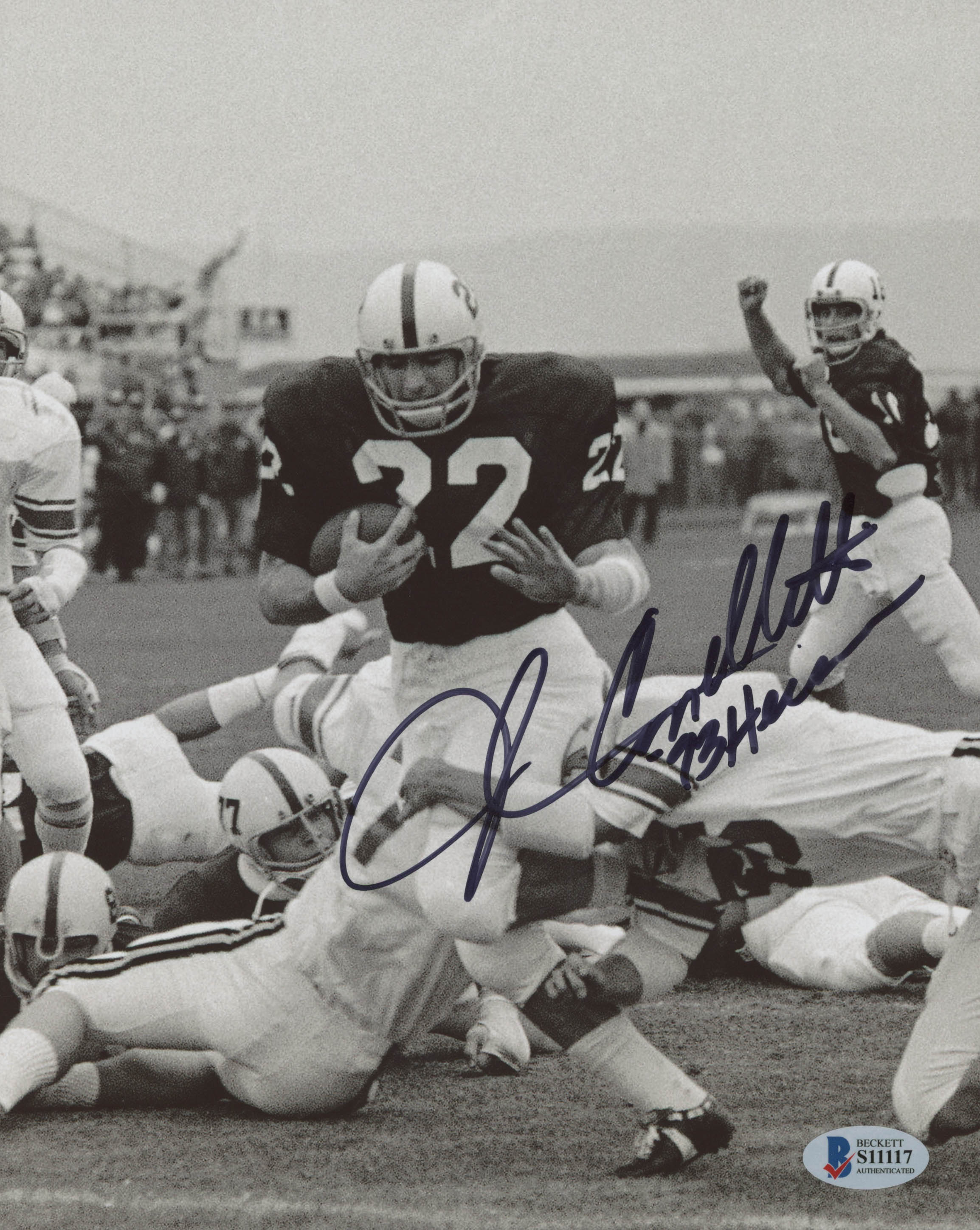 John Cappelletti Signed Penn State Nittany Lions 8x10 Photo Inscribed "73 Heisman" (Beckett COA) at PristineAuction.com John Cappelletti Signed Penn State Nittany Lions 8x10 Photo Inscribed "73 Heisman" (Beckett COA) at PristineAuction.com