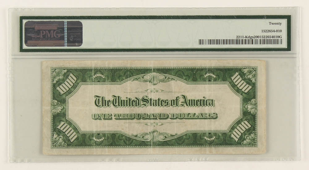 1934 $1,000 One-Thousand Dollar Federal Reserve Note (PMG 20) at PristineAuction.com 1934 $1,000 One-Thousand Dollar Federal Reserve Note (PMG 20) at PristineAuction.com