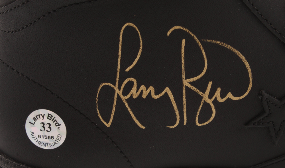 Larry Bird Signed Vintage Converse Basketball Shoe (Bird Hologram) at PristineAuction.com Larry Bird Signed Vintage Converse Basketball Shoe (Bird Hologram) at PristineAuction.com