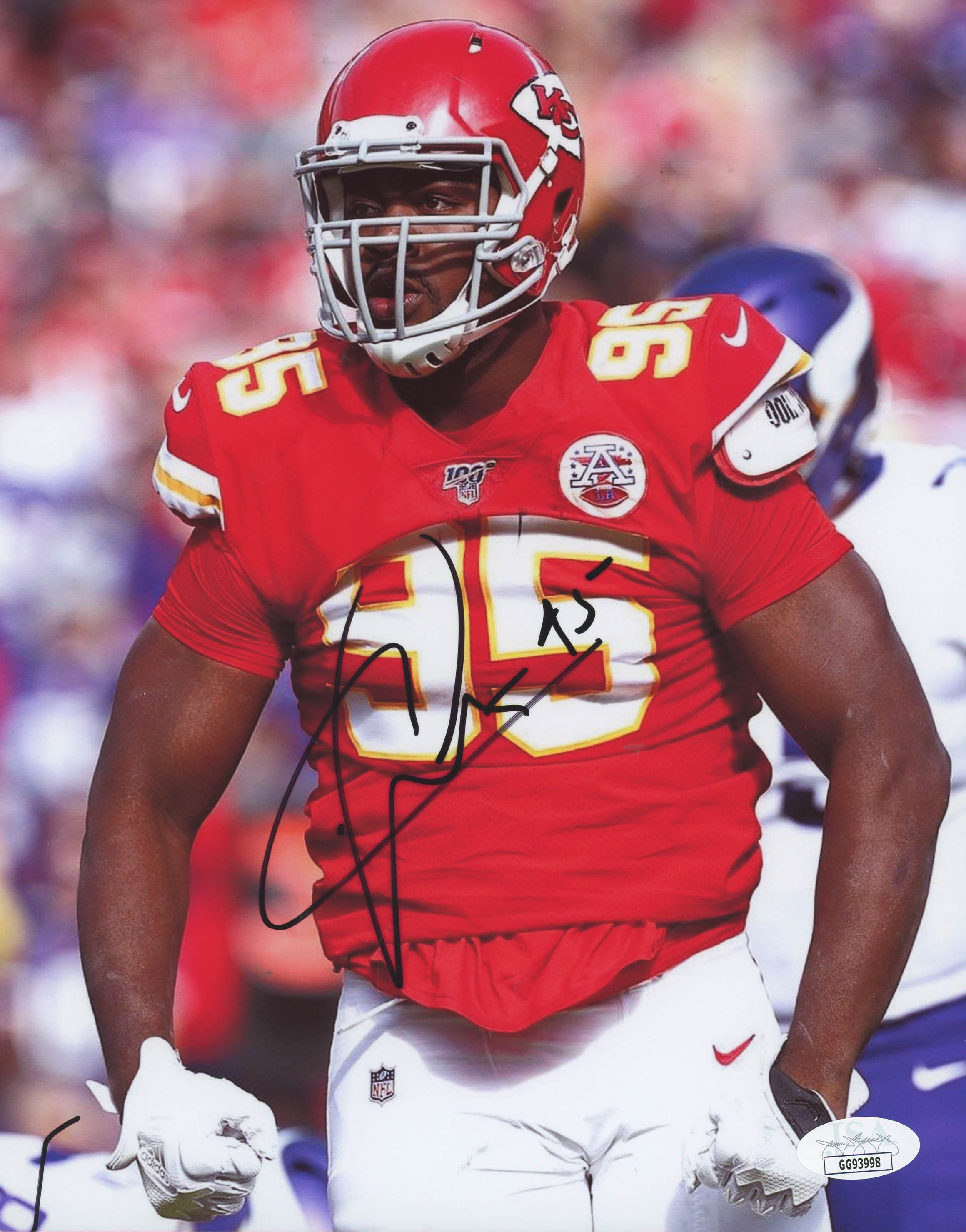 Chris Jones Signed Chiefs 8x10 Photo (JSA COA) at PristineAuction.com Chris Jones Signed Chiefs 8x10 Photo (JSA COA) at PristineAuction.com