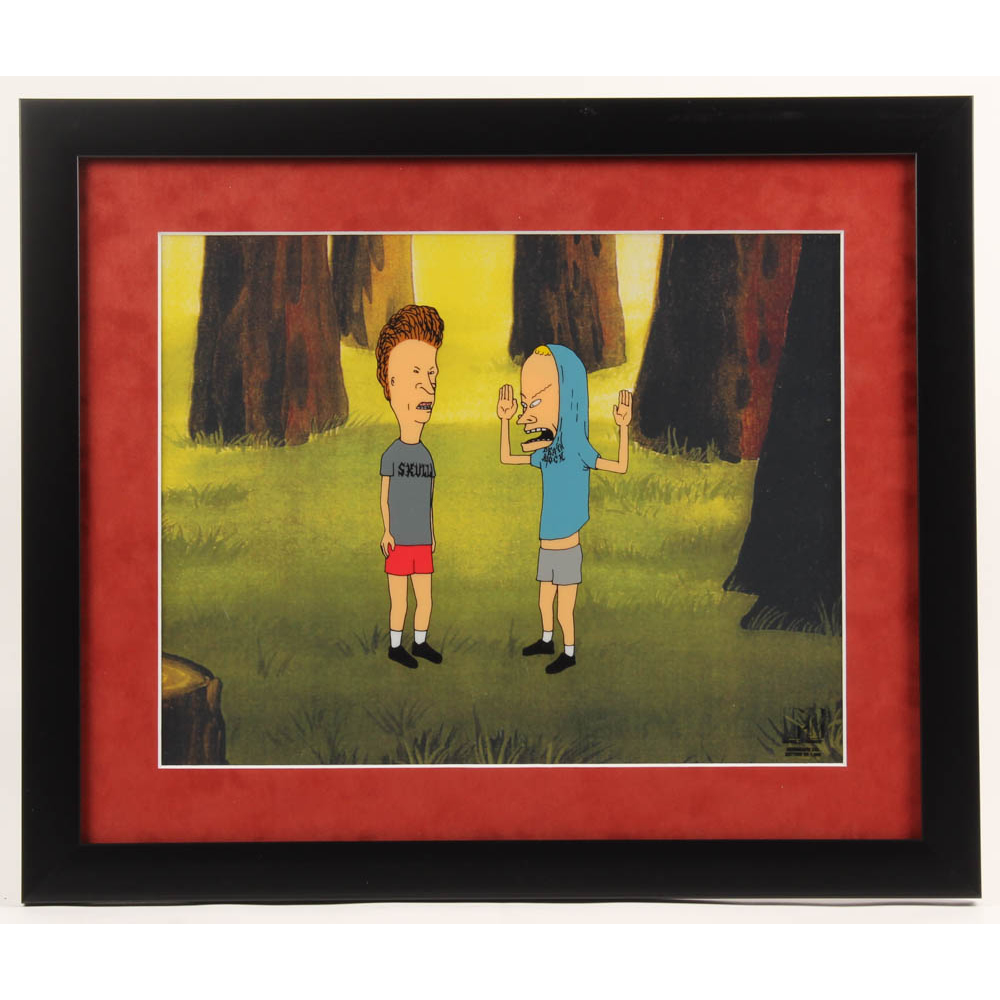 Beavis & Butthead 16x19 Custom Framed Hand-Painted Animation Serigraph ...