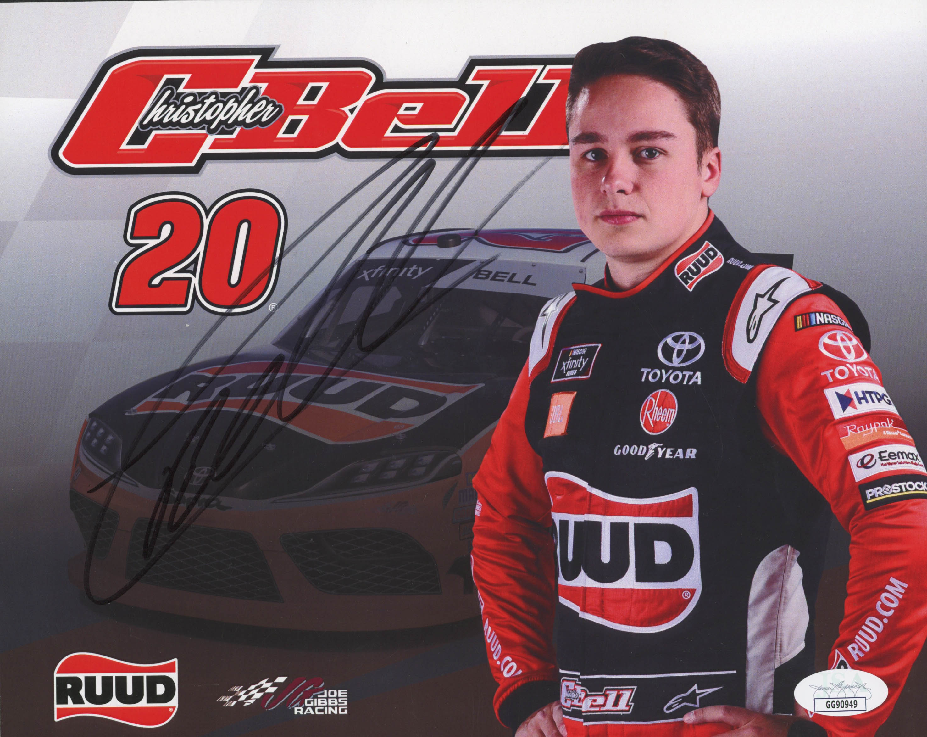 Christopher Bell Signed 8x10 Photo (JSA COA) at PristineAuction.com Christopher Bell Signed 8x10 Photo (JSA COA) at PristineAuction.com